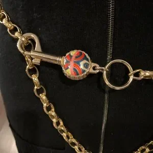 CHANEL | Accessories | Chanel Lock And Key Belt Necklace  display picture 1
